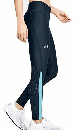 Under Armour Women's Compression Leggings Academy Mileage Raised Thread XS Blue