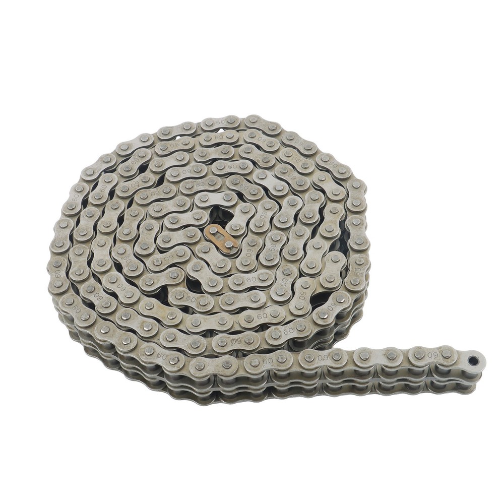 #60-2 Double Strand Duplex Roller Chain 10 Ft with 2 Connecting Link