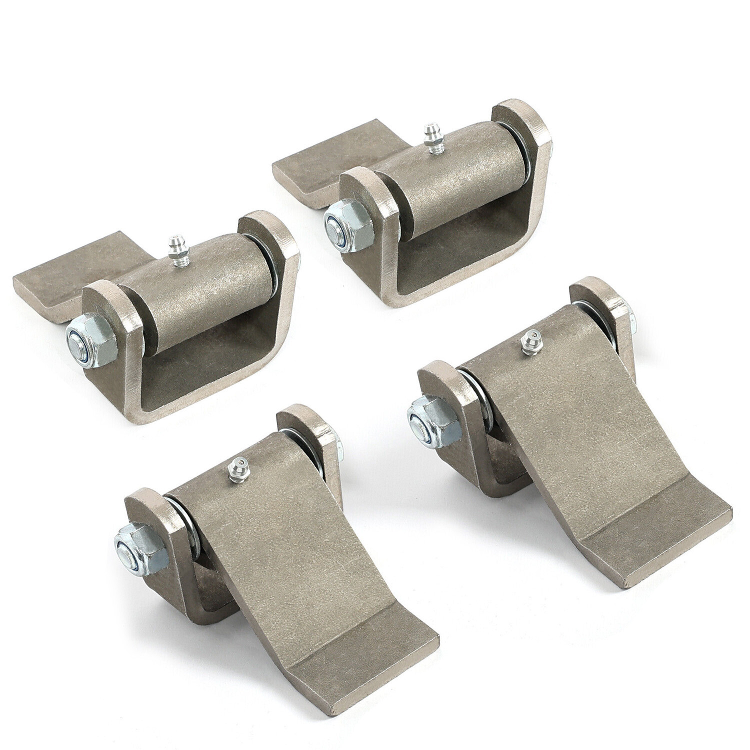 4pcs Door Hinges Heavy Duty Greaseable Dump Truck Trailer Strap Style Gate