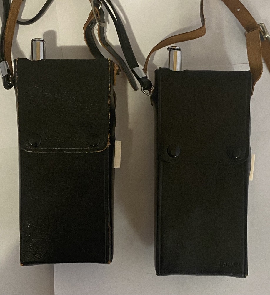 Pair Drexel 7-Transistor Transceiver with Cases - Working