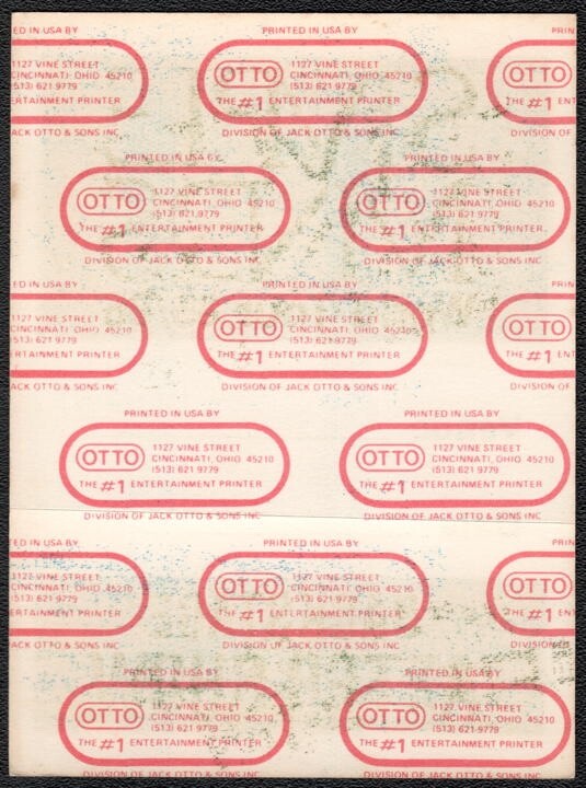 Simple Minds Backstage Pass - 1985 - 1986 Cloth Pass