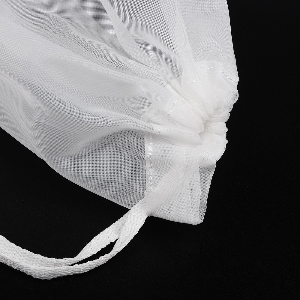 100 Mesh Paint Filter Bag 17.7" Dia Nylon Strainer with Drawstring 2Pcs