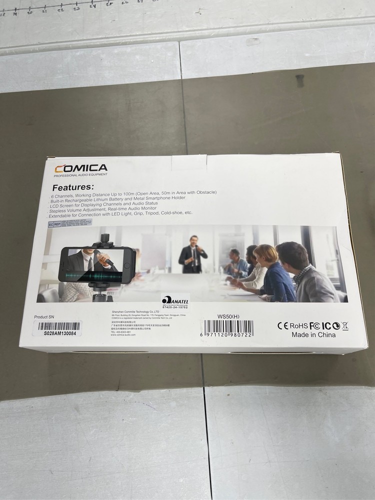 COMI-CVM-WS50H Wireless Handheld Microphone for Smartphones