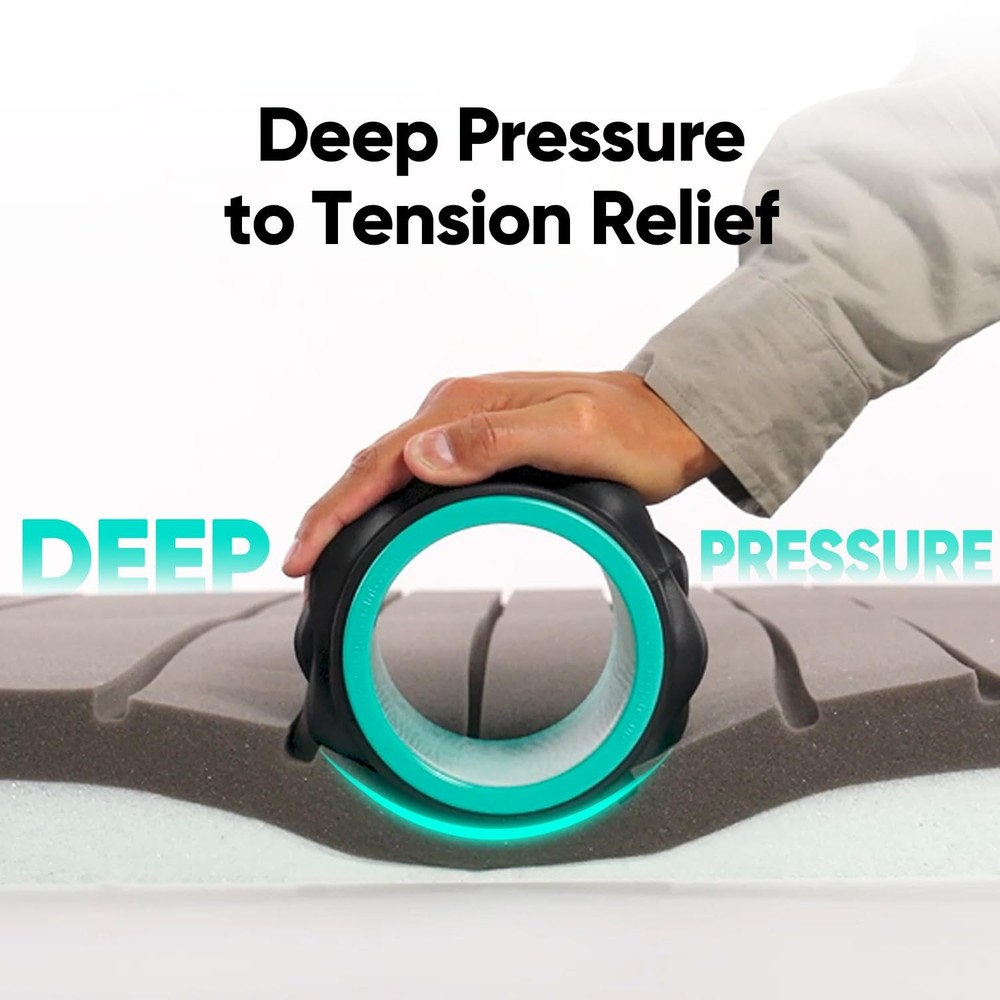 Back Roller, Back Wheel Foam Roller - Targeted Muscle Roller for Deep Tissue ...