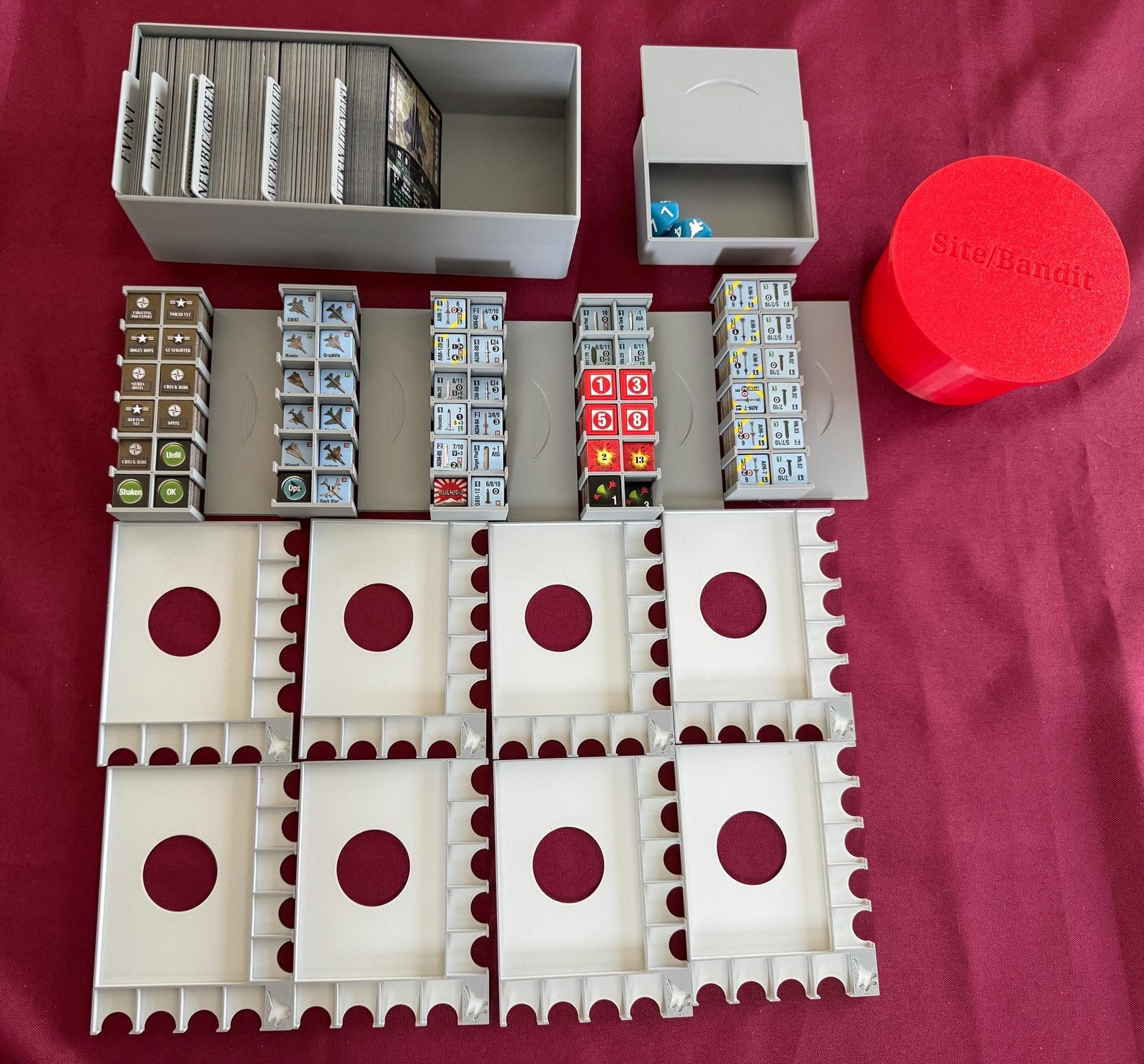 Eagle Leader Compatible Game Organizer and Aircraft Trays