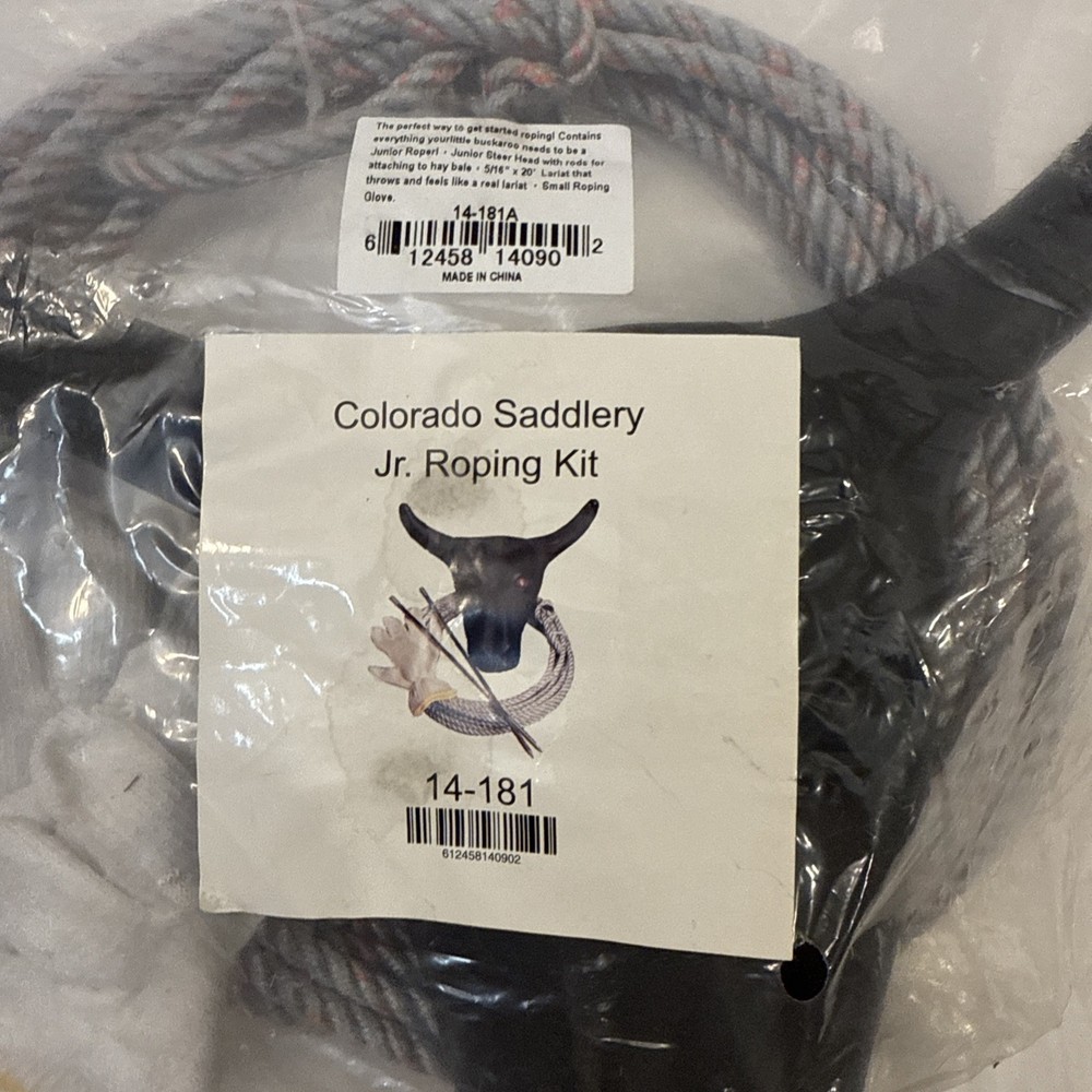 The Junior Roping Kit | Complete Kids Rodeo Set | Practice Dummy Steer Head, ...