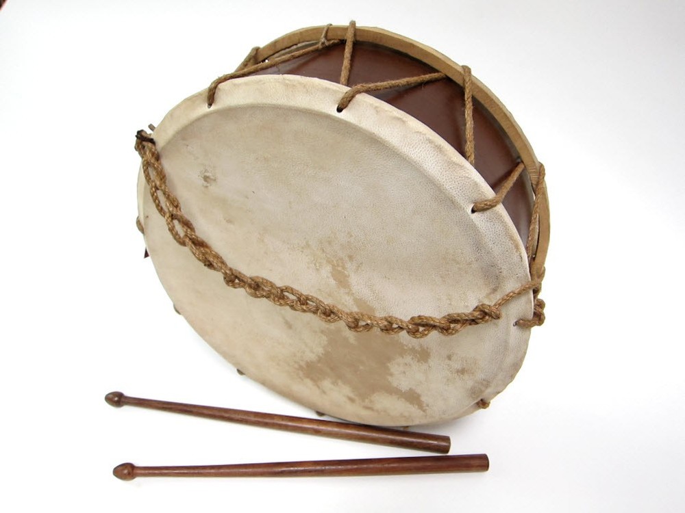 EMS TABOR DRUM w/ STICKS, 12"