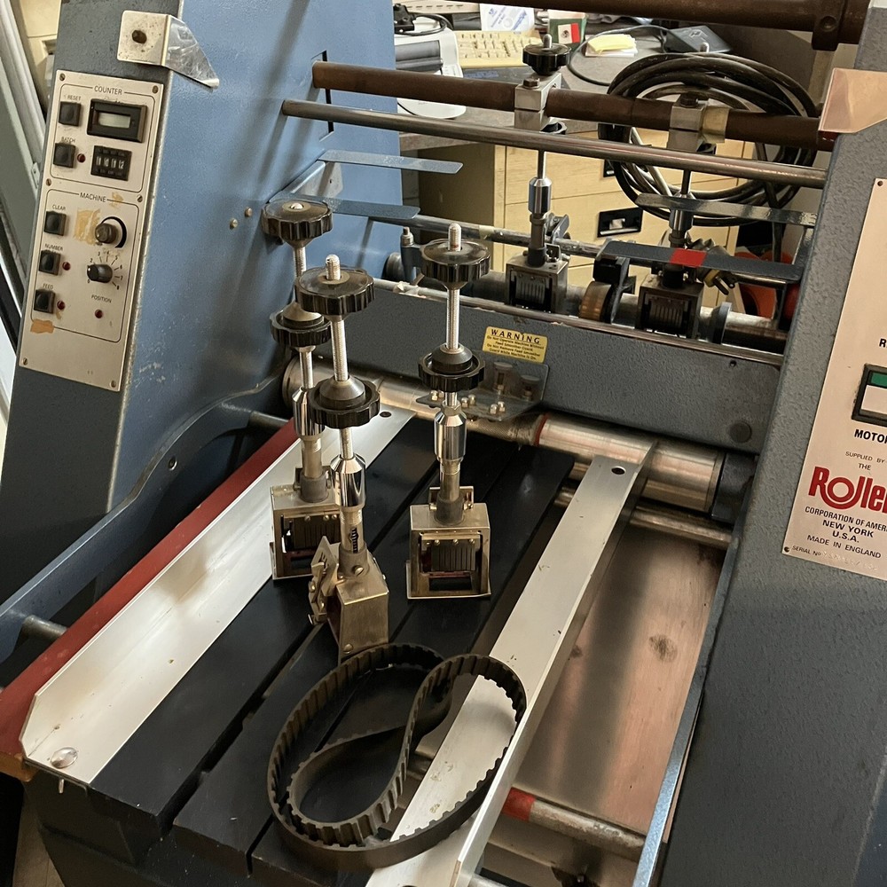 Rollem Auto 4 Classic Legacy Numbering Machine Perforating Scoring Slitting