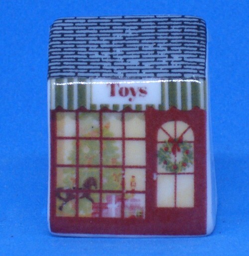 Birchcroft Miniature House Shaped Thimble -- Toy Shop