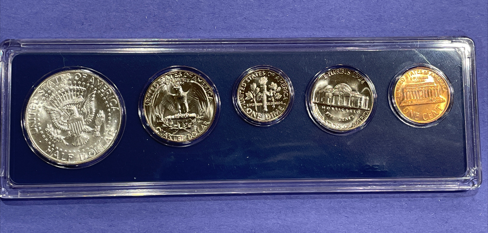 1965 US Special Mint Set Coins In Genuine Government SMS Holder