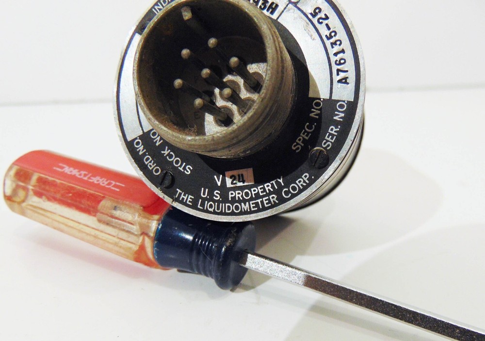 Military Helicopter Hydraulic Fluid Quantity Indicator, Liquidometer BA148ANH-93