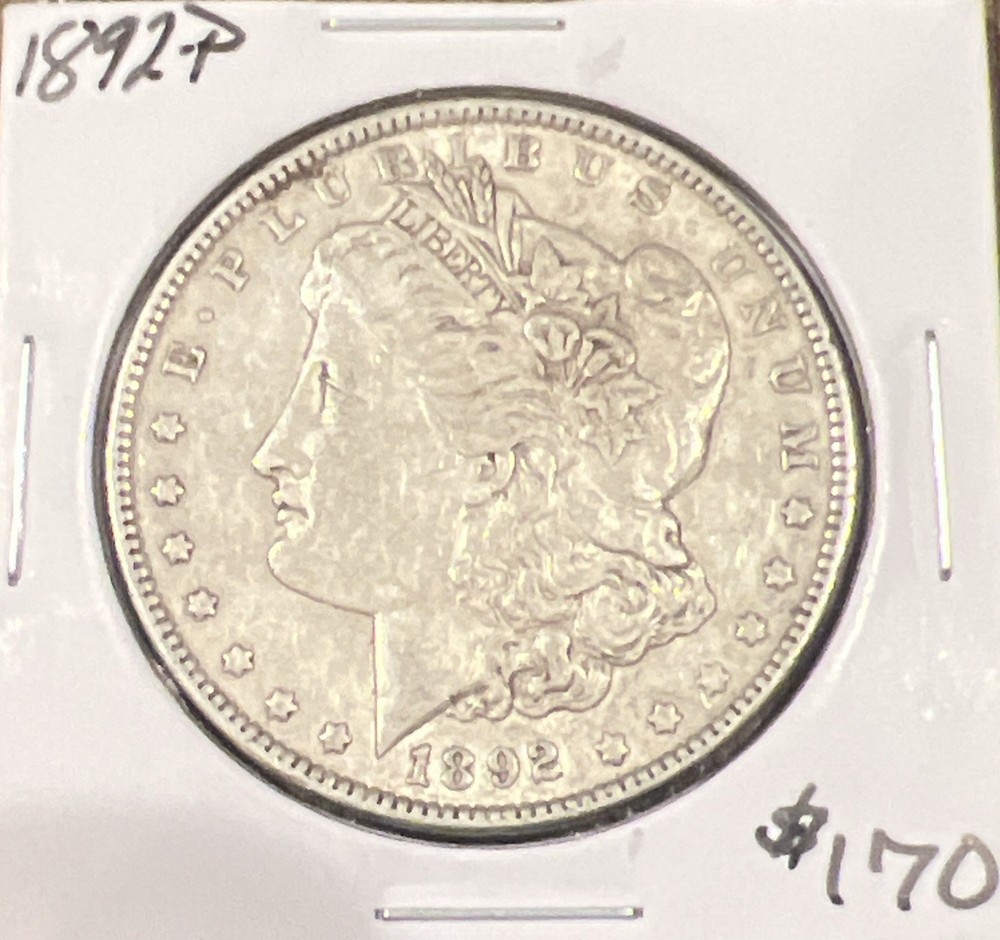 1892  US Morgan Silver Dollar - Excellent Shape