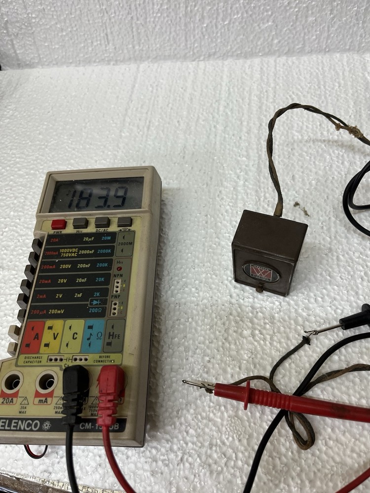 webster record cutting head model r84g Untested Has An Ohm Reading