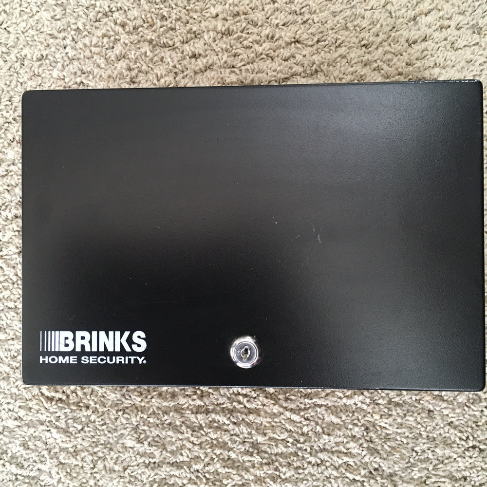 Brinks Home Security Lock Box With Key - Used