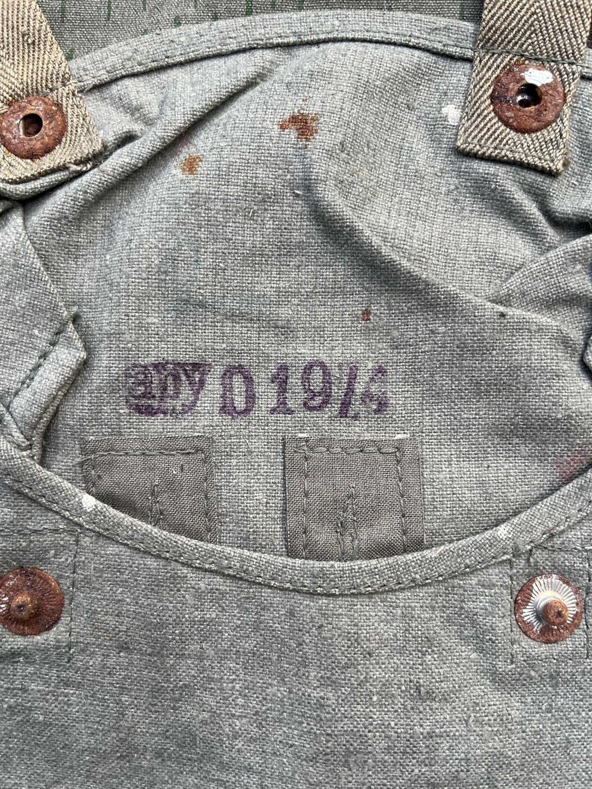 ORIGINAL WWII WW2 German Gas Cape/Gas Sheet Bag Wehrmacht UNISSUED NOS