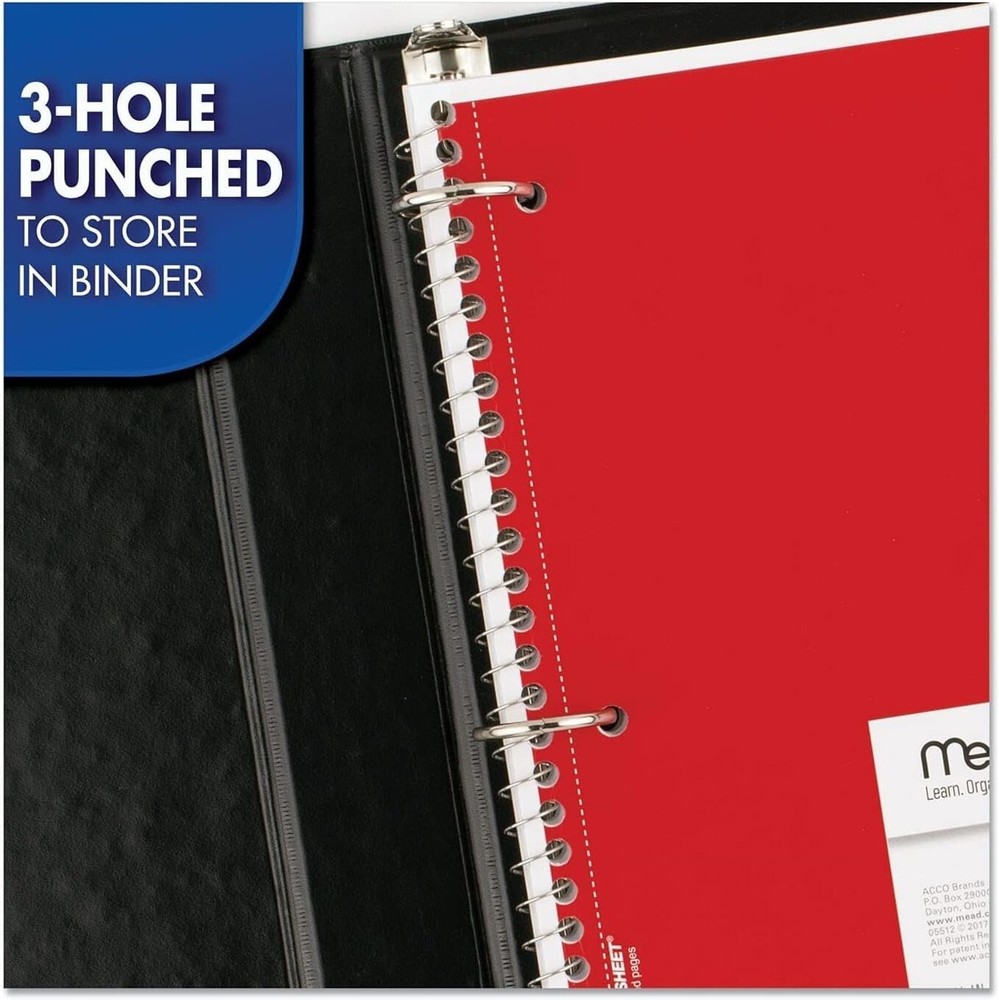 Flexible Soft Cover Spiral Notebooks, 1 Subject - 24 Pack for Easy Note-Taking