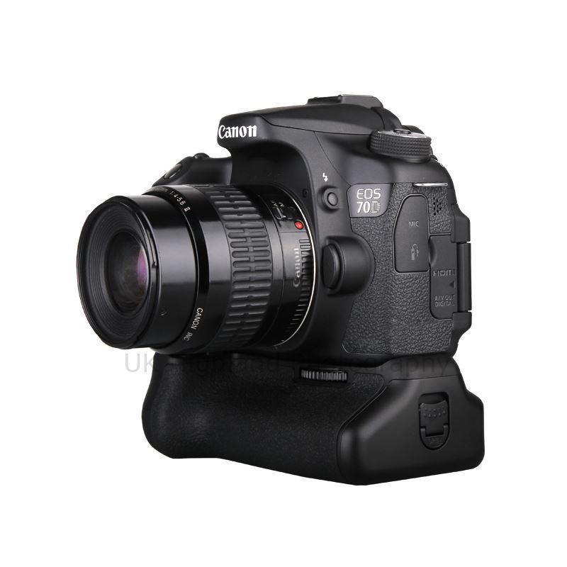 Pixel Vertax E14 Vertical Battery Grip for Canon EOS 70D 80D with Controls