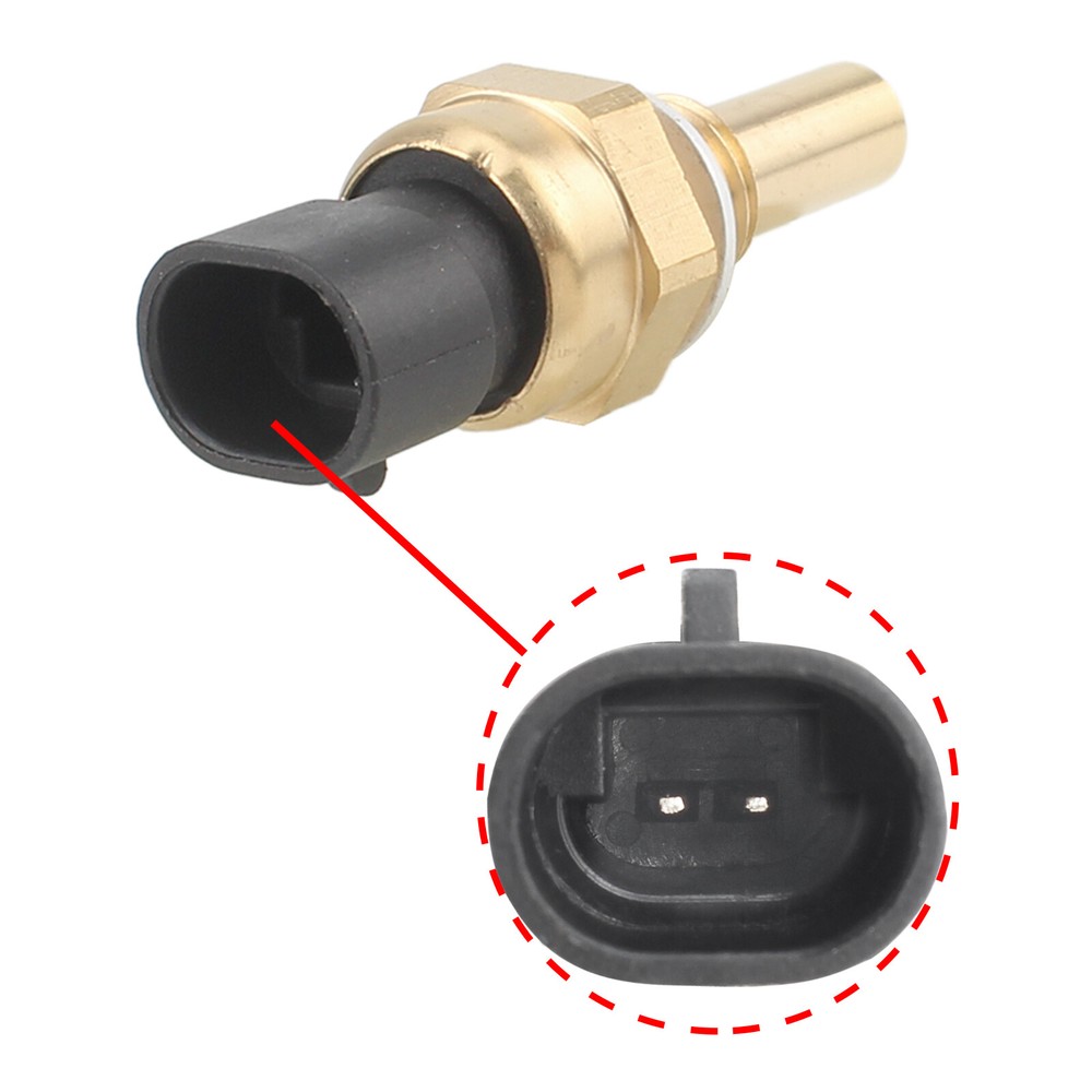Engine Coolant Temp Sensor w/ Connector For Chevy Silverado Avalanche Suburban