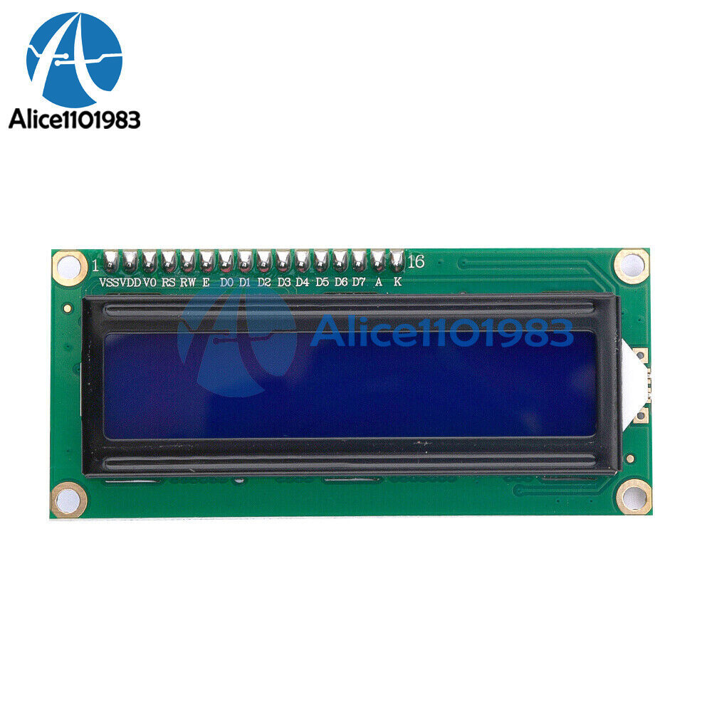 Blue/Yellow IIC/I2C/TWI/SP​​I Interface1602 2004 Character LCD Module Display
