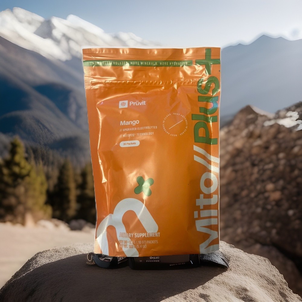 Pruvit MITO PLUS Electrolytes Mango NEW 30 Pack.