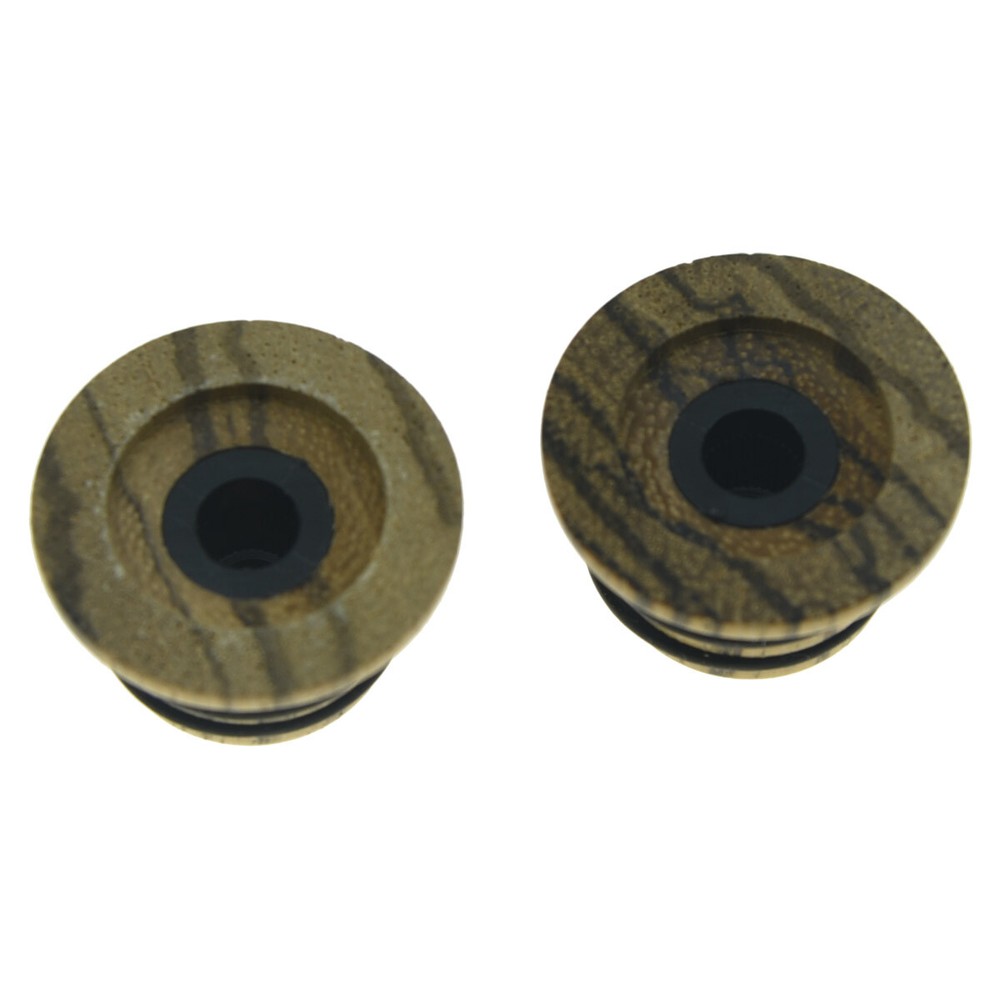 Zebra Wood Knobs LP Style Volume Tone Top Hat Knobs fits 5.8mm Shaft Pots 2V2T
