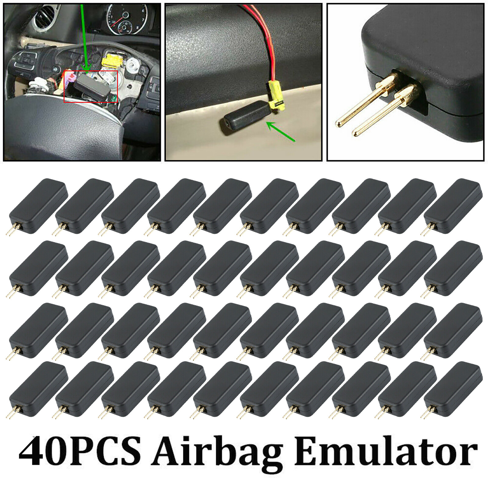 40PCS Car SRS Simulator Emulator Resistor Bypass Fault Finding Diagnostic Tester