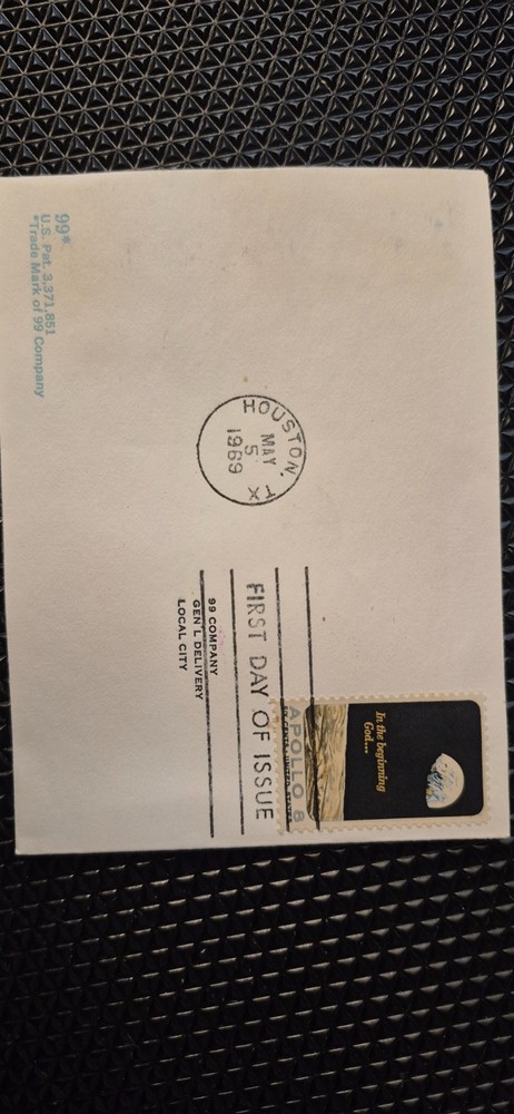 1371 Apollo 8 Moon Orbit 5"X3.5 Multiple on back (Each Different) 10 Per order