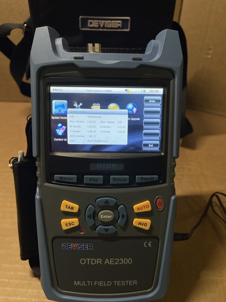 DEVISER OTDR AE2300 Optical Time Domain Reflectometer Deviser Multi Field Tester