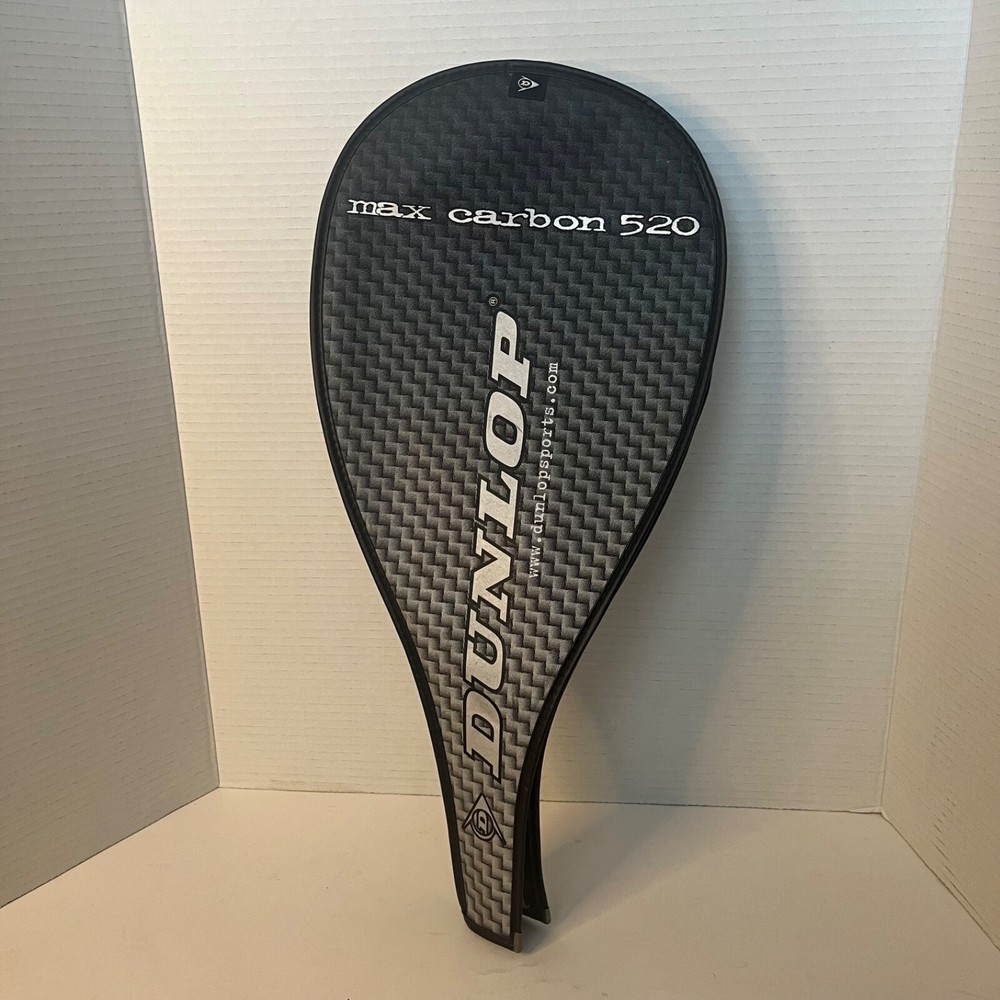 Dunlop Black Max Carbon 520 Squash Racket Blue
