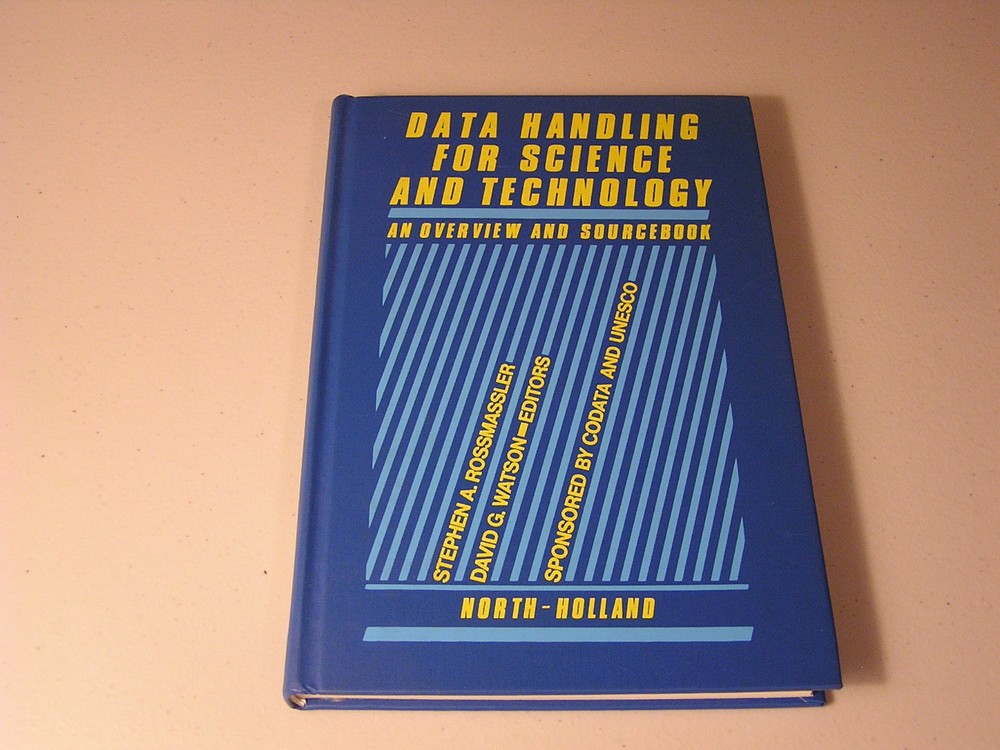 Data Handling For Science And Technology Rossmassler HB