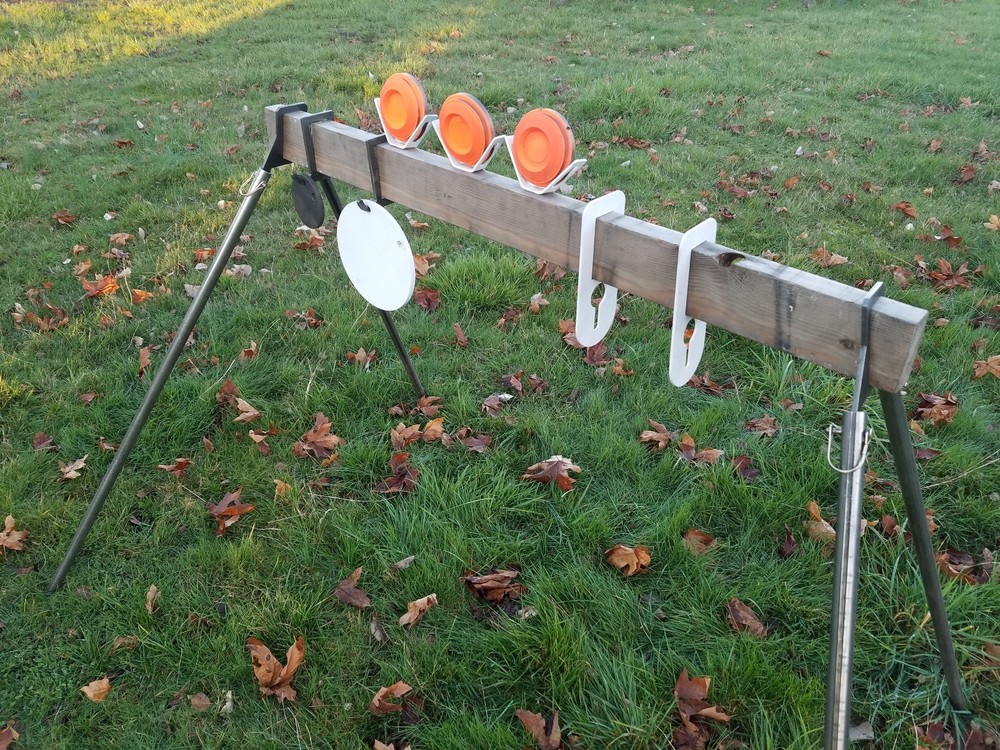 Gun Target Stand 2X4 Brackets for pipe