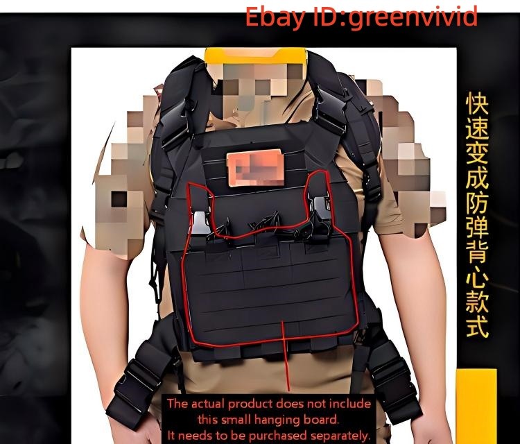 NEW Tactical Vest Function Combination Backpack Invisible Molle Quick Attack Bag