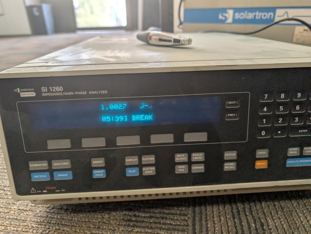 Solartron 1260 frequency response analyzer