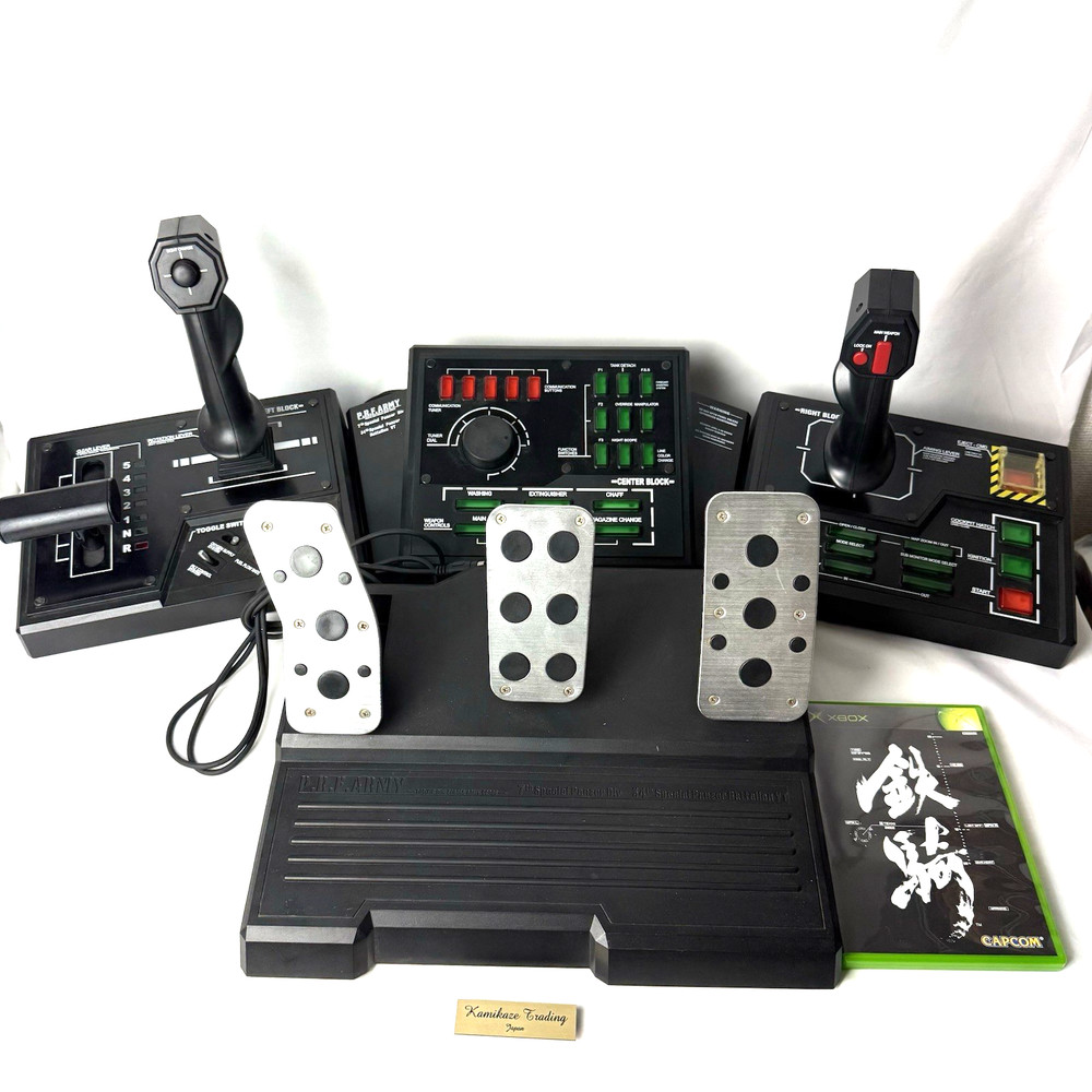 Xbox TEKKI steel battalion Controller & Game Software Set CAPCOM