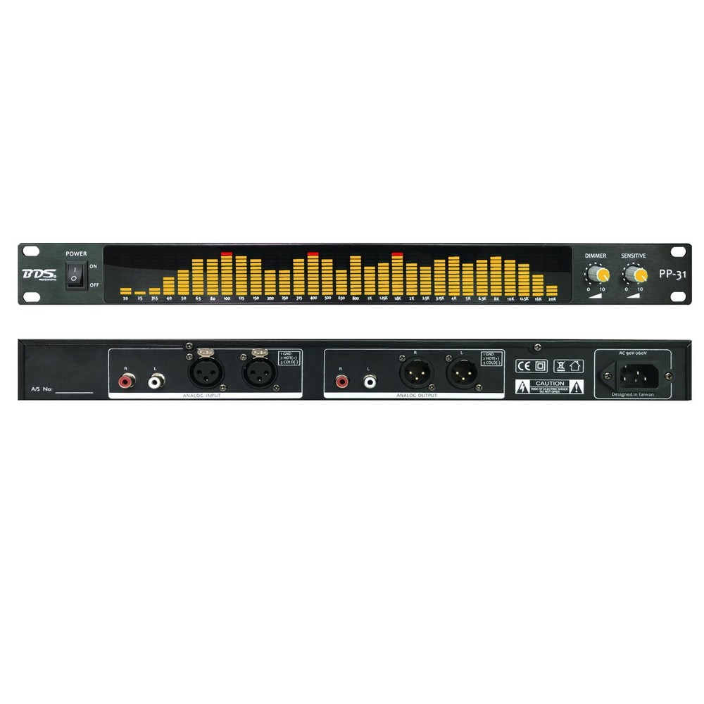 Digital Audio Spectrum Analyzer Display VU Meter 31-Segment BDS PP-131 / PP-31