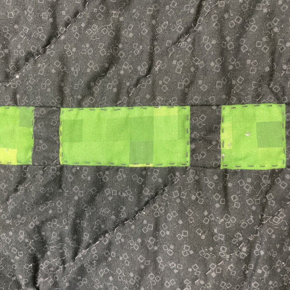 Handmade Mine craft 56" * 60" quilt