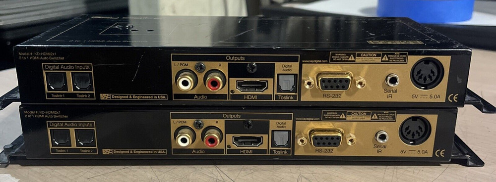 X2 KEY DIGITAL KD-HDMI 2X1 AUTO SWITCHER