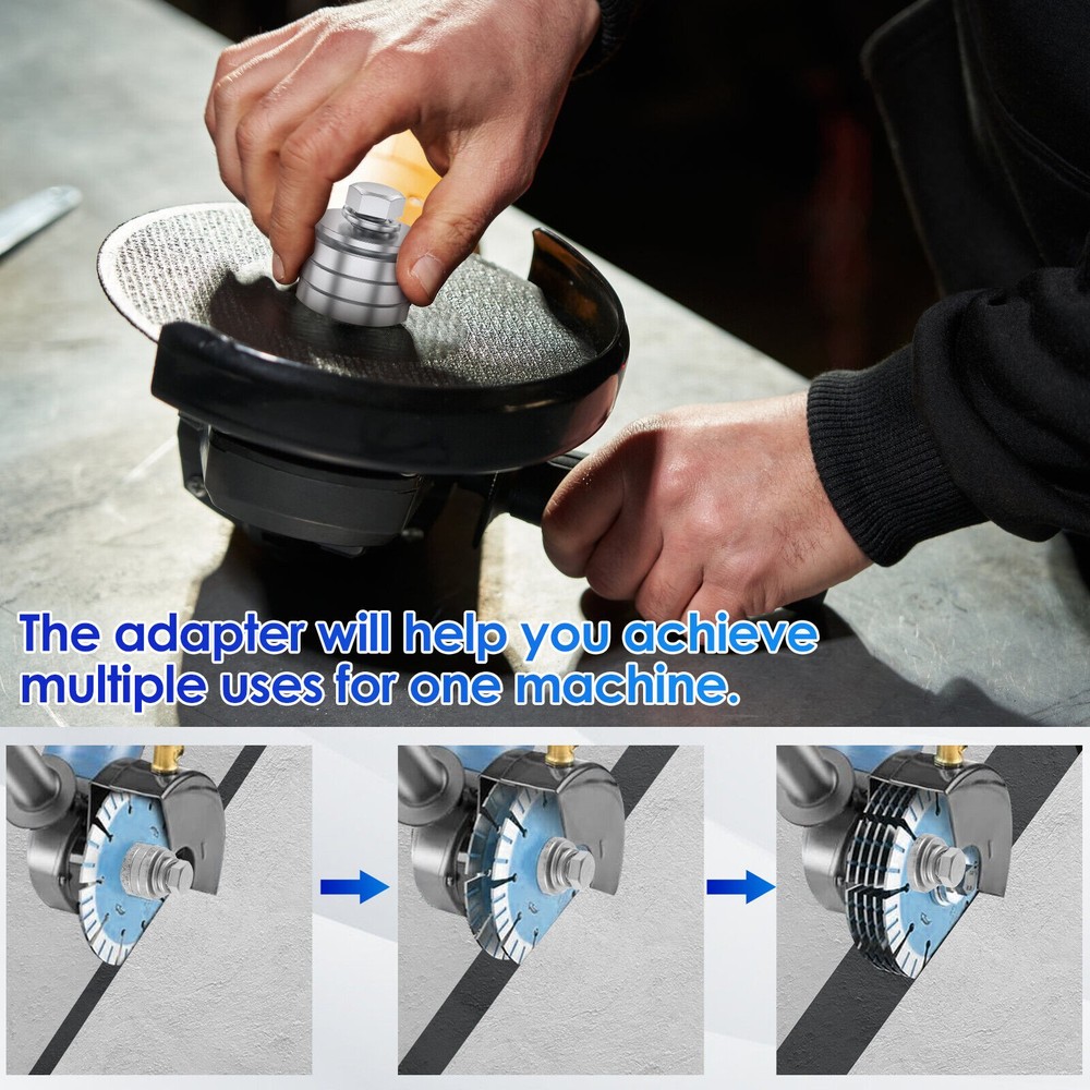 2pcs Metal Angle Grinder to Grooving Machine Adapter Polishing Machine Practical