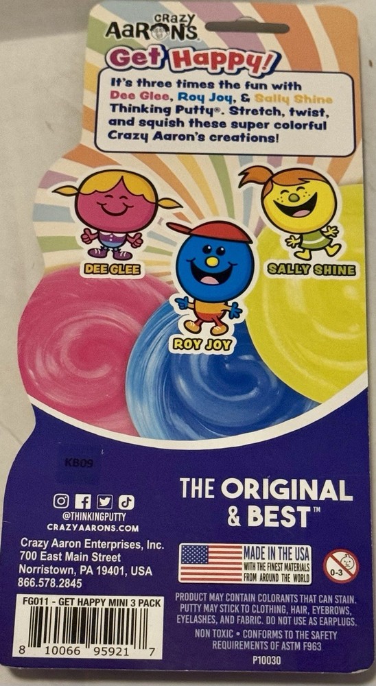 Crazy Aaron’s - Get Happy 3-Pack Mini Tins