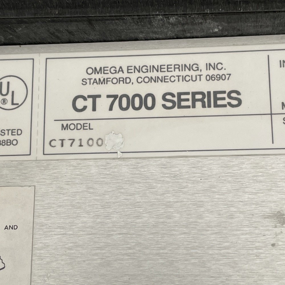 Omega Engineering CT7100 Chart Recorder Used