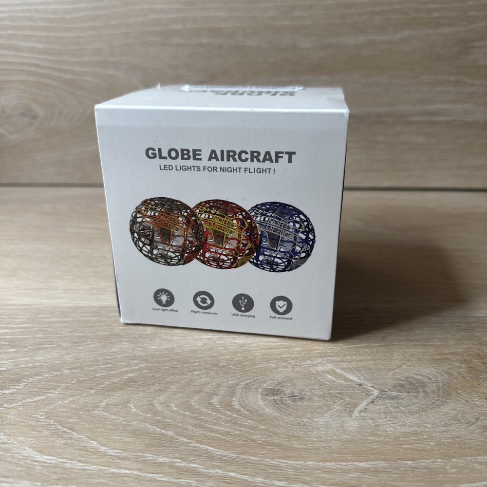globe aircraft model - flying globe with LED lights