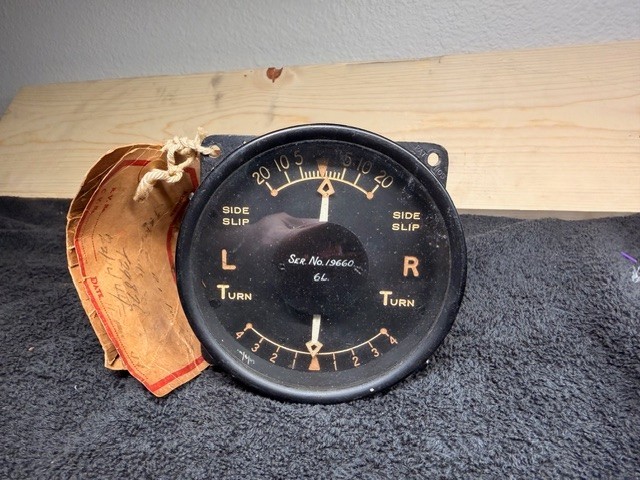 RCAF Side Slip WWII Side Slip Gauge Indicator