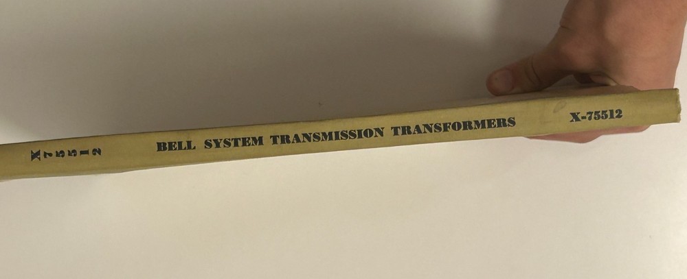 Bell Telephone Laboratories Transmission Transformers Engineering Reference 1964