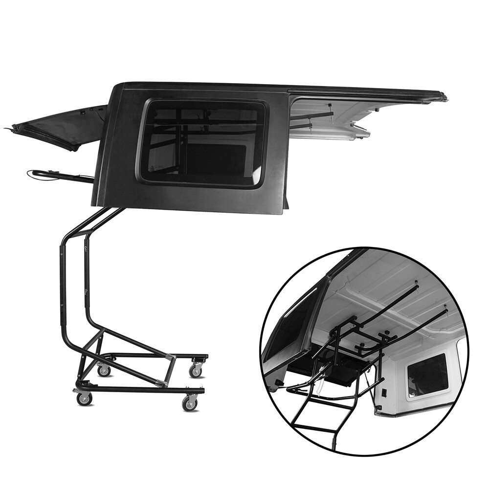 Hooke Road Hardtop Removal Lift Cart Holder Fit Jeep Wrangler TJ JK JL Bronco