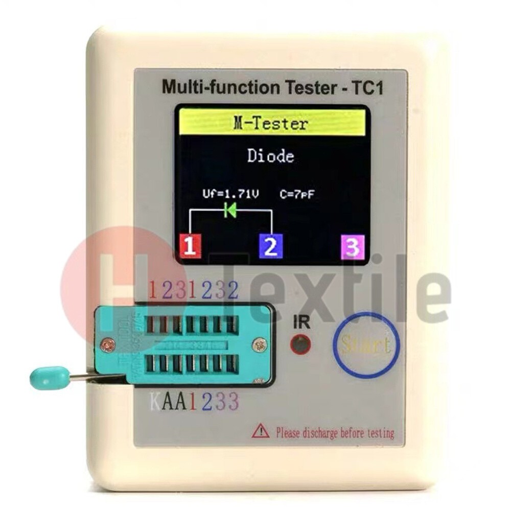 1pcs LCR-TC1 Multifunction Transistor Tester TFT Diode Triode Capacitance Meter