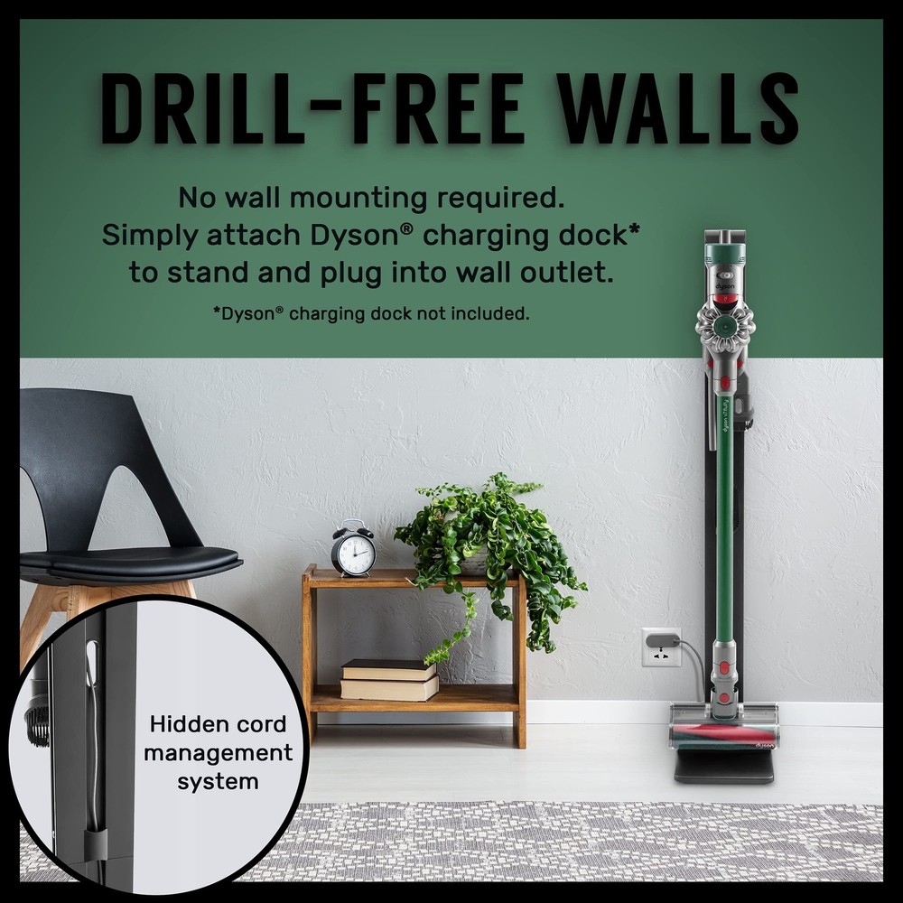 TechOrbits Docking Station Organizer - Vacuum Stand and Attachment ... Fast Ship