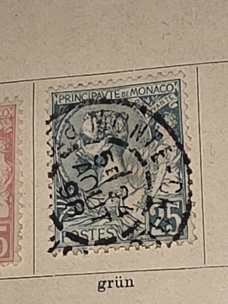 Foreign Monaco 25c Stamp Used - #I564