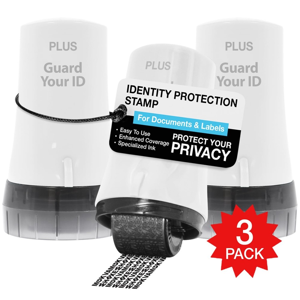 Guard Your ID Advanced 2.0 Roller Identity Privacy Regular 3-Pack, White
