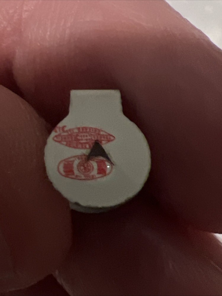 American Red Cross Tiny Fold Tab Button 738