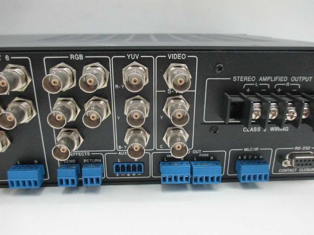 Extron MLS 506SA Six Input Switcher Home Automation Audio Amplifier Rack Mount